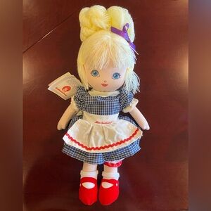 Vintage Little Miss Sunbeam Advertising Plush Doll NWT